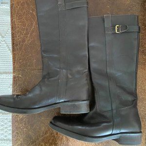 Women’s J Crew Brewster Brown Leather Tall Boots (8.5)